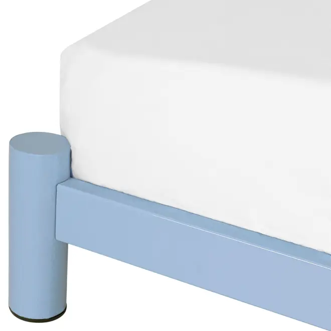 CAMA DE SOLTEIRO INFERIOR 78 CM FLAT - AZUL CLARO - Foto 31