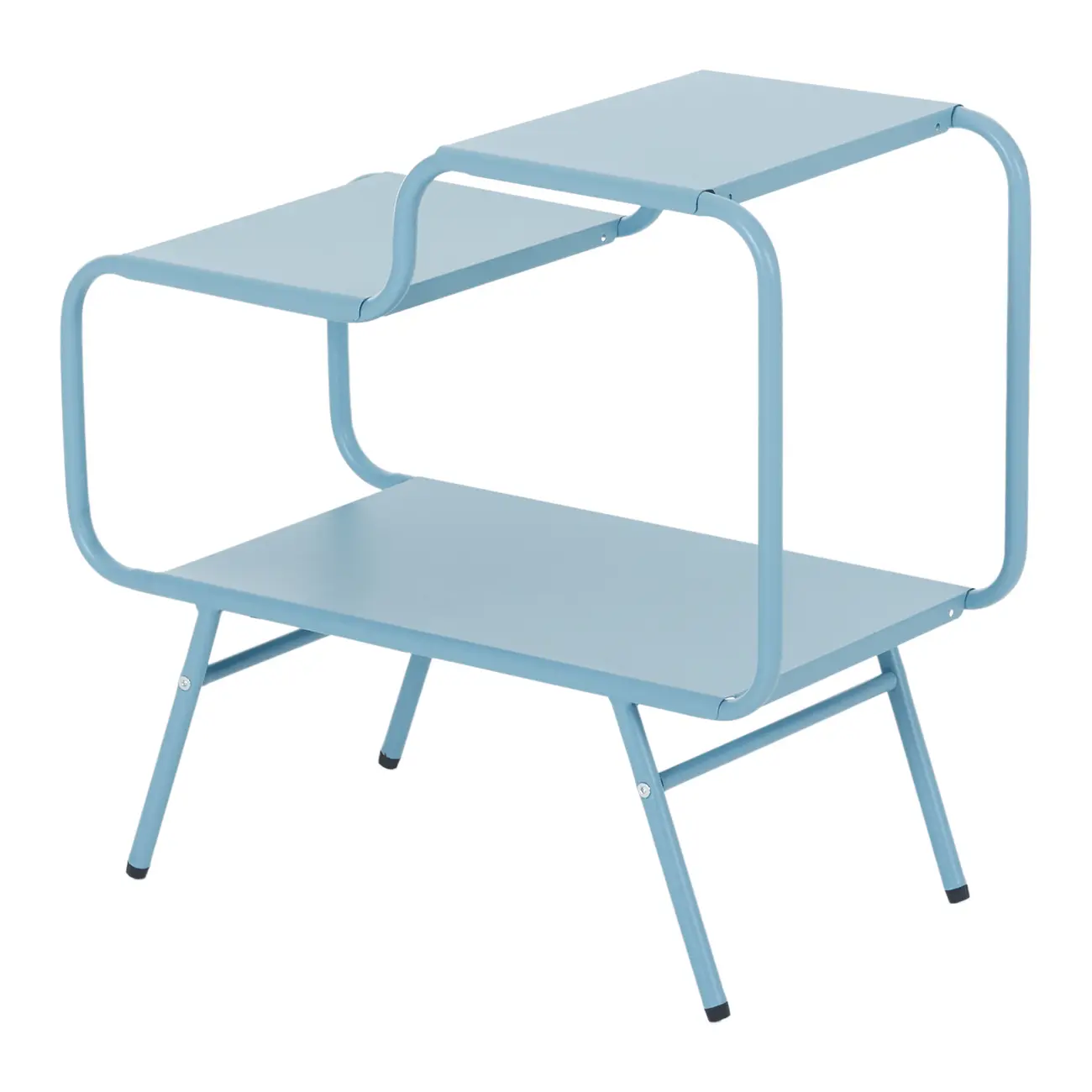 MESA LATERAL 60 CM X 30 CM SERPENTINE - ZIMBRO - Foto 5