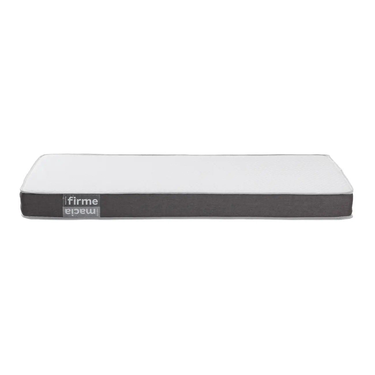COLCHÃO DE ESPUMA SOLTEIRO DUO 78 CM X 1,88 M X 16 CM TATOU GULDI - CINZA/BRANCO - Foto 1