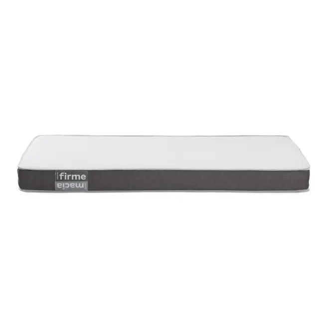 COLCHÃO DE ESPUMA SOLTEIRO DUO 78 CM X 1,88 M X 16 CM TATOU GULDI - CINZA/BRANCO - Foto 1