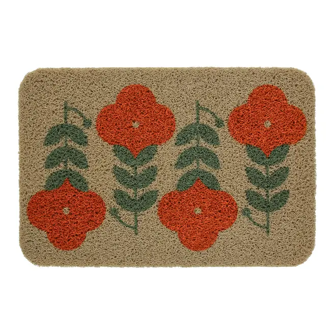 CAPACHO 40 CM X 60 CM BLOOMBELOT - BEGE/MULTICOR - Foto 1