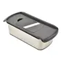 FATIADOR/RALADOR MULTIUSO COM MANDOLIN GAUT CHEF - INOX/PRETO - Foto 6