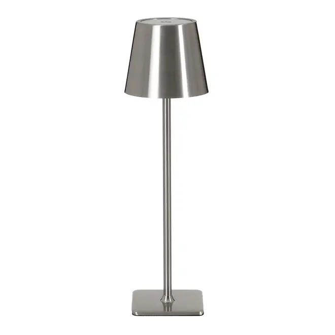LUMINÁRIA DE MESA LED RECARREGÁVEL KROM - INOX - Foto 1