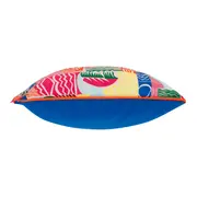 ALMOFADA 43 CM X 43 CM VIBRA VERÃO MEMPHIS CLARA - AZUL/AÇAY - Foto 2