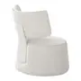 POLTRONA XEQUE - BOUCLÉ BRANCO - Foto 5
