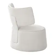 POLTRONA XEQUE - BOUCLÉ BRANCO - Foto 5