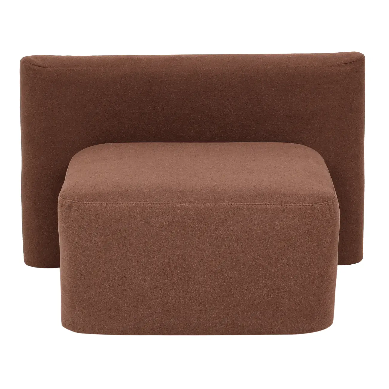 MÓDULO SOFÁ 1 LUGAR ASSENTO 75 CM SHIRO - RUBY MOCHA - Foto 6
