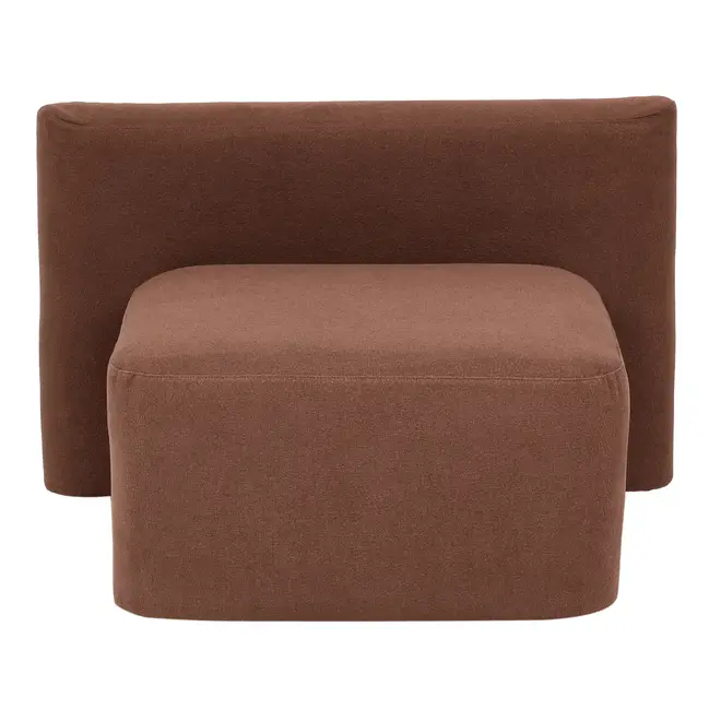MÓDULO SOFÁ 1 LUGAR ASSENTO 75 CM SHIRO - RUBY MOCHA - Foto 6