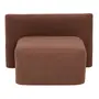 MÓDULO SOFÁ 1 LUGAR ASSENTO 75 CM SHIRO - RUBY MOCHA - Foto 6