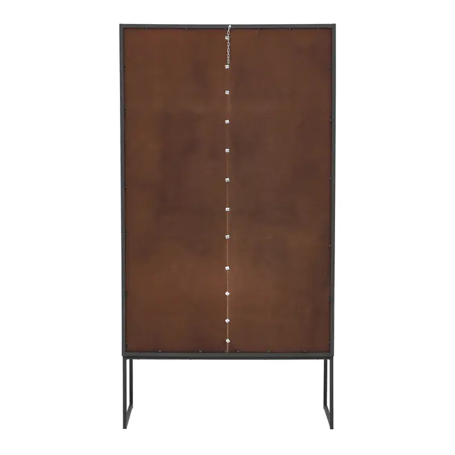 CRISTALEIRA 2 PORTAS/2 GAVETAS 90 CM X 1,72 M STREET - KONKRET/INCOLOR - Foto 11