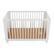BERÇO 70 CM 2 EM 1 - BERÇO/MINICAMA MON DIEU - BRANCO - Foto 13