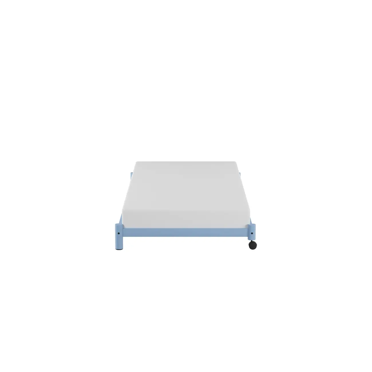 CAMA DE SOLTEIRO INFERIOR 78 CM FLAT - AZUL CLARO - Foto 3