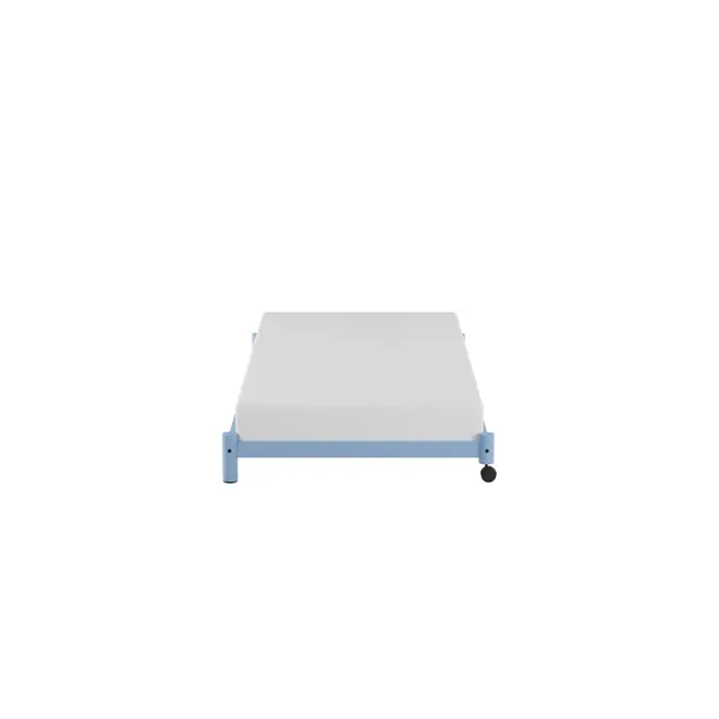 CAMA DE SOLTEIRO INFERIOR 78 CM FLAT - AZUL CLARO - Foto 3