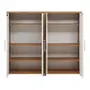 CONJUNTO C/2 ARMÁRIOS ALTOS BOSS - OAK TAMMI/BRANCO - Foto 4