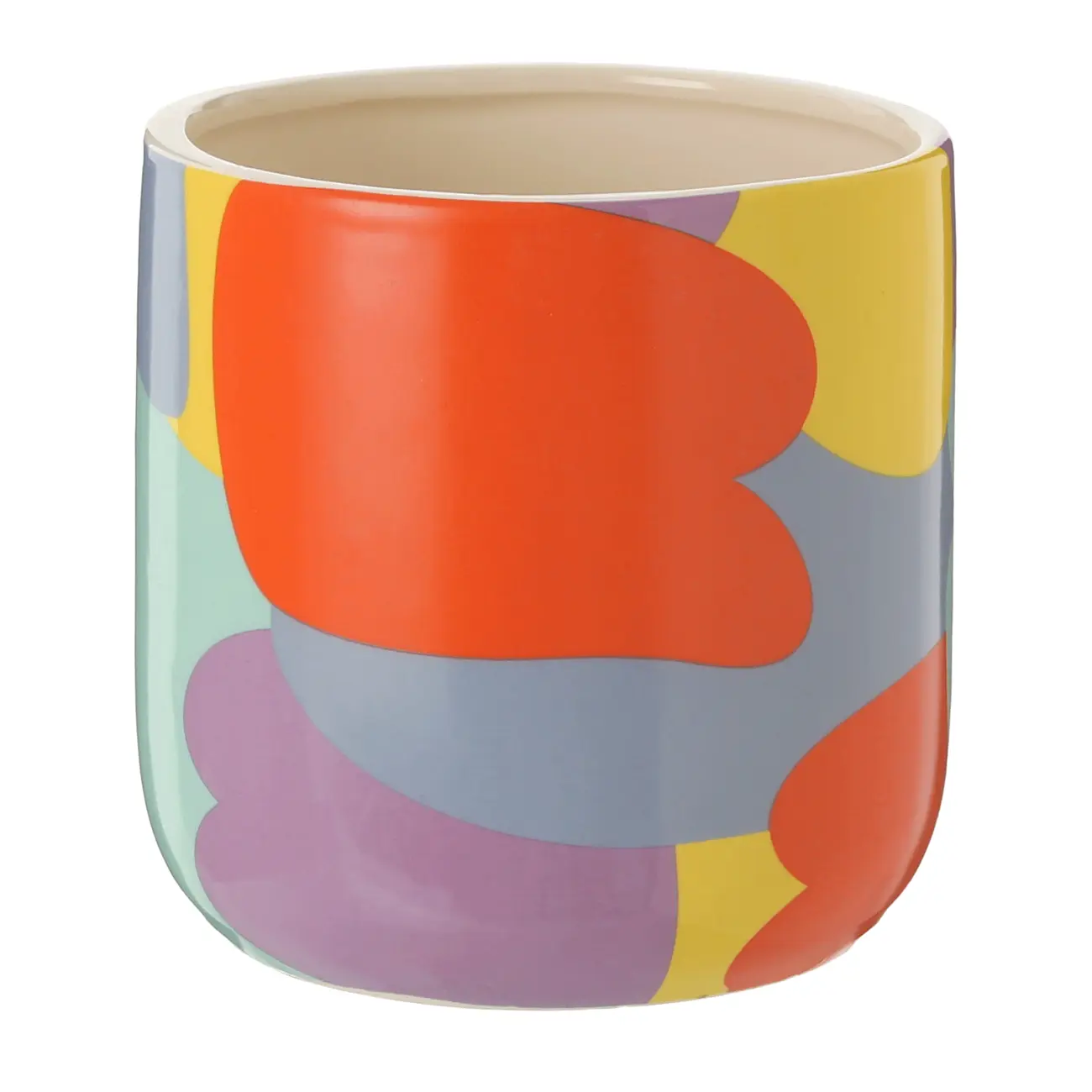 CACHEPÔ 14 CM PINCELADAS - CORES CALEIDOCOLOR - Foto 1