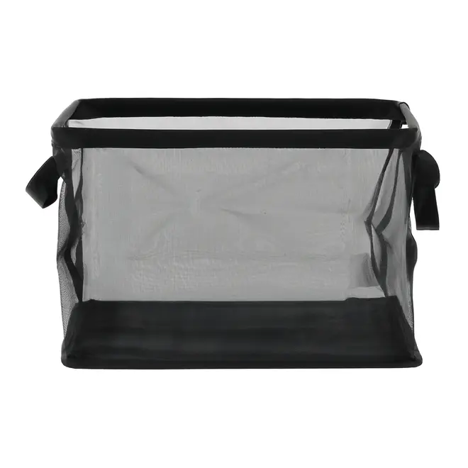 CESTO ORGANIZADOR 26 CM X 38 CM X 26 CM BREEZY - PRETO - Foto 1