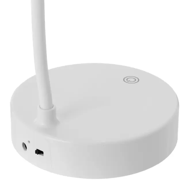 LUMINÁRIA DE MESA LED RECARREGÁVEL PUCK - BRANCO - Foto 8