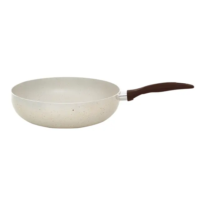 WOK INDUÇÃO 28 CM CERAMIC LIFE SMART PLUS - CREAM/MARROM - Foto 5