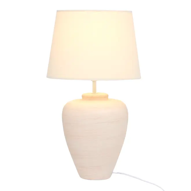 LUMINÁRIA DE MESA CARMEL C/CÚP Z - OFF WHITE - Foto 2
