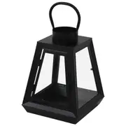 LANTERNA 29 CM TRAPEZE - PRETO/INCOLOR - Foto 2