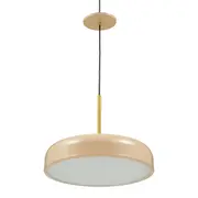 LUMINÁRIA DE TETO CLOCH - AREIA/OURO - Foto 2