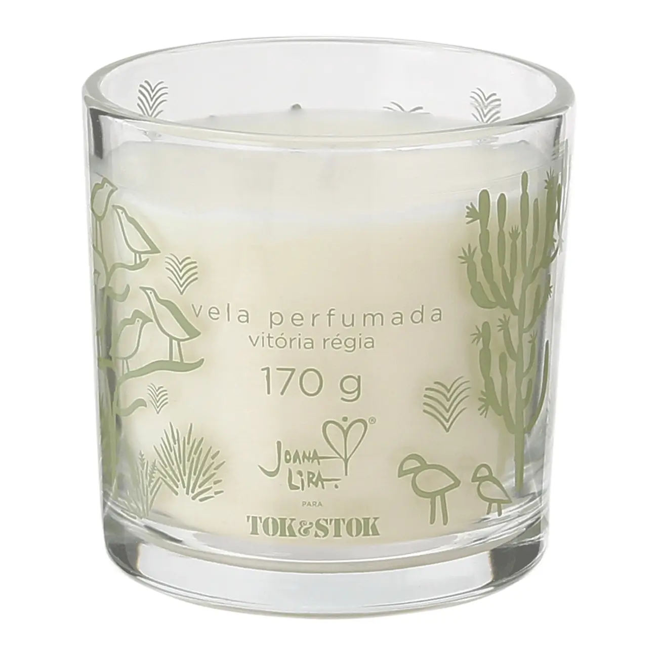 VELA PERFUMADA POTE TÃO LONGE TÃO PERTO - INCOLOR/SÁLVIA - Foto 1