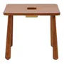 MESA INFANTIL 60 CM X 50 CM SAUÍ - NOZES/ARGILA CRUA - Foto 1