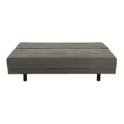 SOFÁ-CAMA 3 LUGARES CLAP - CINZA/PRETO - Foto 11