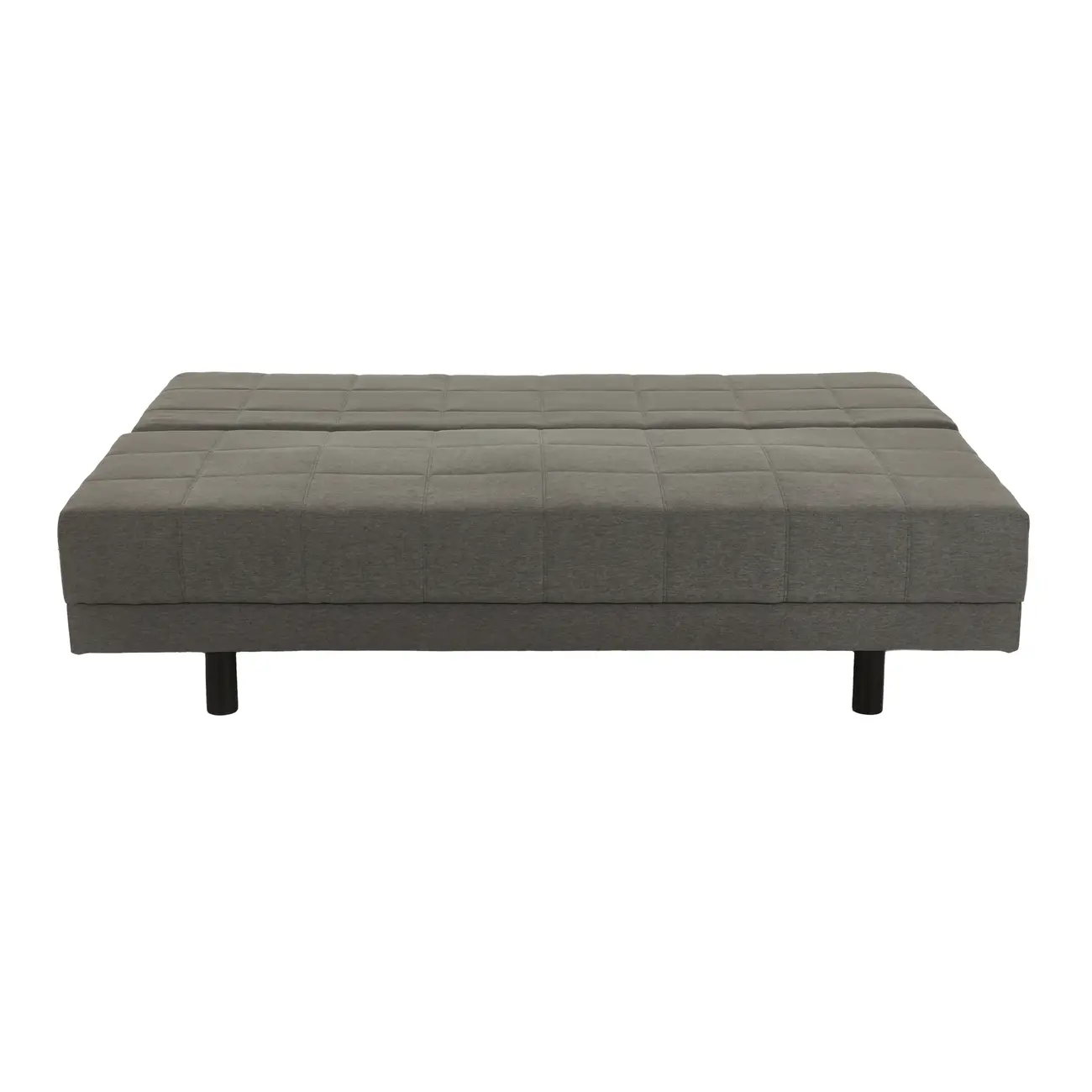 SOFÁ-CAMA 3 LUGARES CLAP - CINZA/PRETO - Foto 11