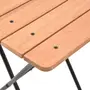 MESA PARA ÁREA EXTERNA DOBRÁVEL 60 CM X 60 CM VENETO - PRETO/EUCALIPTO - Foto 5