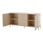 BUFFET 3 PORTAS 1,65 M X 40 CM RIBS - AREIA/AREIA - Foto 6