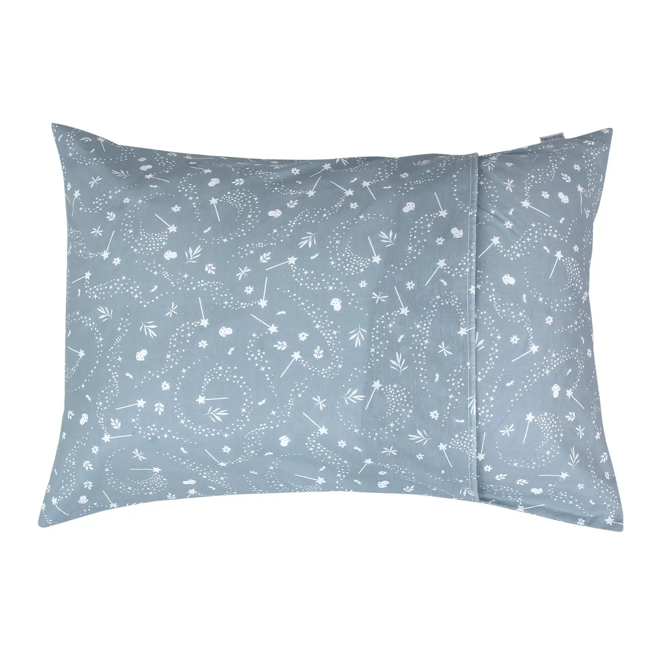 FRONHA 50 CM X 70 CM DELICADÊ CADÊ CONDÃO - BLEU CENDRÉ/OFF WHITE - Foto 2