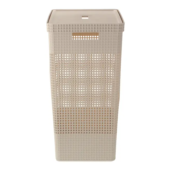 CESTO PARA ROUPAS GRID - OFF WHITE - Foto 3