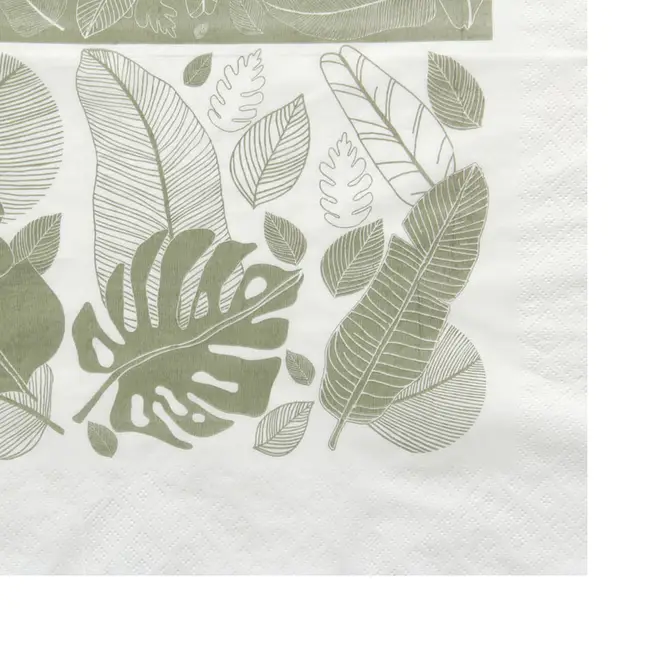 GUARDANAPO 39 CM X 39 CM PACOTE COM 20 PEÇAS SEIVA - SÁLVIA/BRANCO - Foto 5