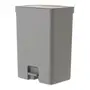 LIXEIRA DUPLA COM PEDAL 30 L TRIUM - KONKRET/CINZA - Foto 2