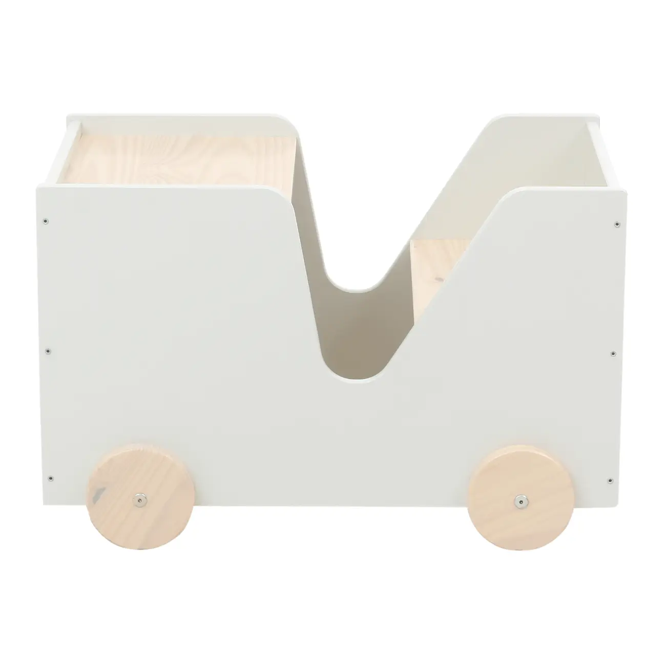 MESA INFANTIL 47 CM X 70 CM MINICIDADE - BRANCO/NATURAL WASHED - Foto 3