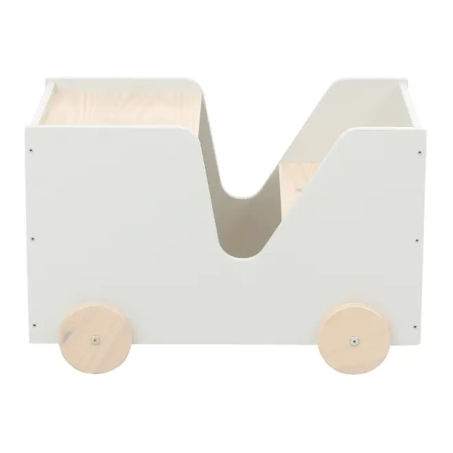 MESA INFANTIL 47 CM X 70 CM MINICIDADE - BRANCO/NATURAL WASHED - Foto 3