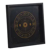QUADRO ANCIENT FUTURES 30 CM X 30 CM - PRETO/DOURADO - Foto 2