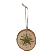 KIT COM 3 PINGENTES VILAREJO NOEL - CASCA DE URUCUM/CIPESTRE - Foto 2