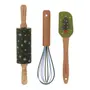 KIT COM 3 UTENSÍLIOS SANTA ROCKS - MULTICOR - Foto 1