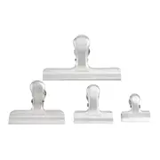 CONJUNTO COM 4 CLIPES MULTIUSO ARREST - INOX - Foto 1