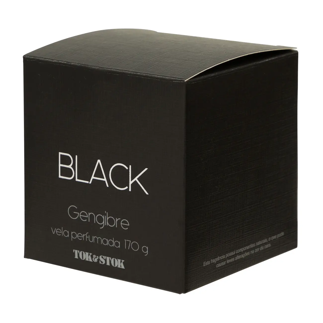 VELA PERFUMADA POTE GENGIBRE BLACK - PRETO/PRATA - Foto 4