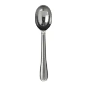 COLHER PARA SORVETE 17 CM GREAT CHEF - ZINCO/PRETO - Foto 1