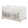BERÇO 70 CM 2 EM 1 - BERÇO/MINICAMA DULCE - BRANCO/NATURAL WASHED - Foto 2