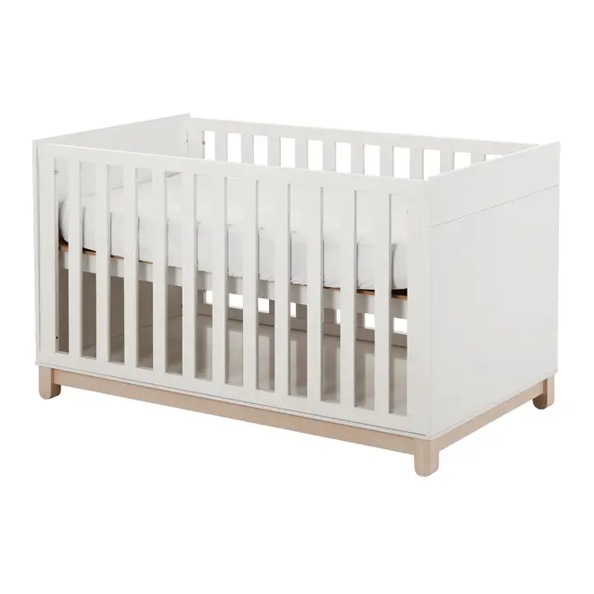 BERÇO 70 CM 2 EM 1 - BERÇO/MINICAMA DULCE - BRANCO/NATURAL WASHED - Foto 2