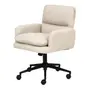 CADEIRA HOME OFFICE KIND - PRETO/BEGE - Foto 1