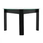 MESA DE CENTRO REDONDA 83 CM TRISKEL - EBANIZADO/INCOLOR - Foto 3