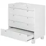 NAMI ESTRUTURA CÔMODA 5 GAVETAS 80X45 - BRANCO - Foto 4