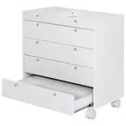NAMI ESTRUTURA CÔMODA 5 GAVETAS 80X45 - BRANCO - Foto 4