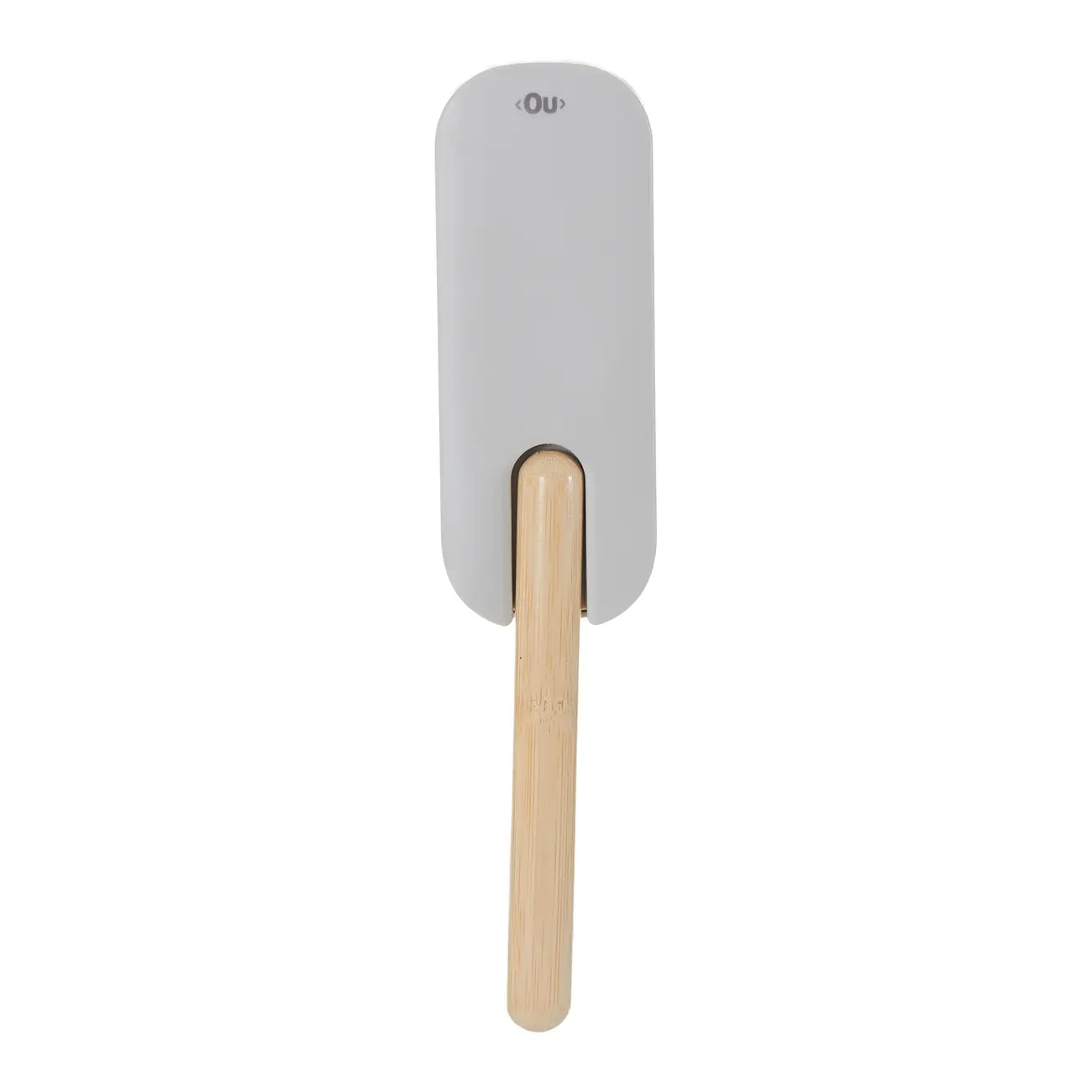 ESCOVA TIRA PELO COM SUPORTE BAMBUMIX - BAMBU/BEGE - Foto 7